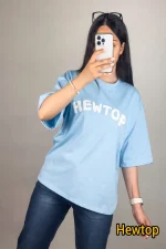 تیشرت باکسی طرح Hewtop