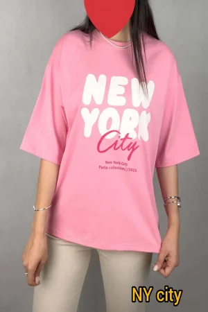 تیشرت باکسی طرح Newyork City